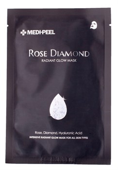 Medi-Peel Маска для сияния кожи с алмазной пудрой Rose diamond mask, 25мл - фото 12826