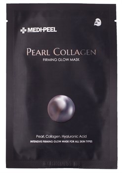 MEDI-PEEL  Разглаживающая маска с жемчугом и коллагеном Pearl Collagen Mask (25ml) - фото 13850